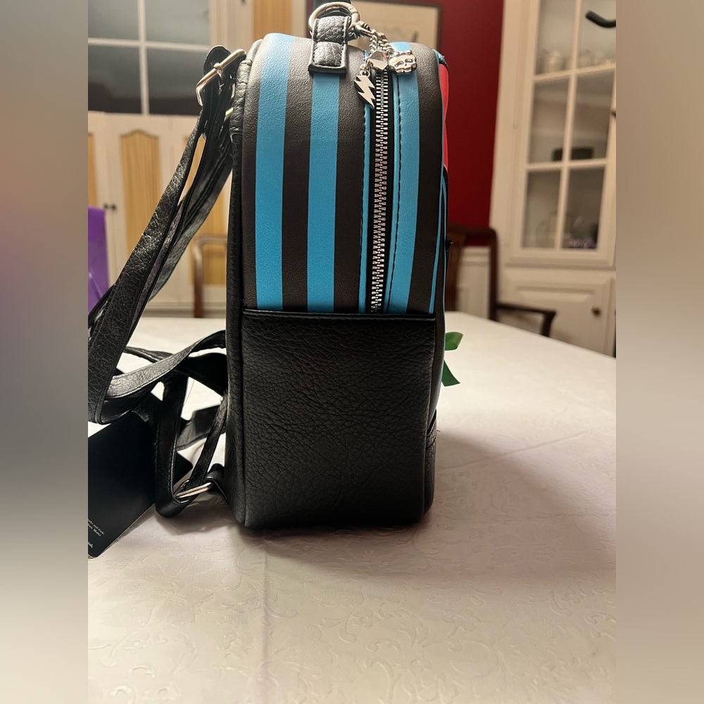 Monster High Frankie Stein Lightning Stripe Mini Backpack - Picture 6 of 13